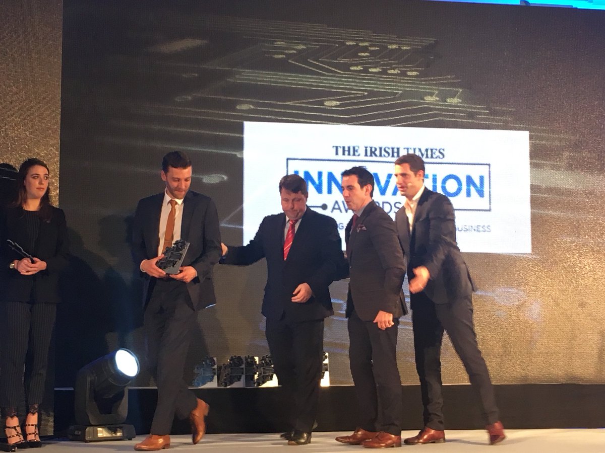Wayne_Byrne's tweet photo. Next winner announced for energy and environment category @IrishTimes #innovationawards massive congratulations to @NvpEnergy #wastewater https://t.co/NnJ5oROdo1