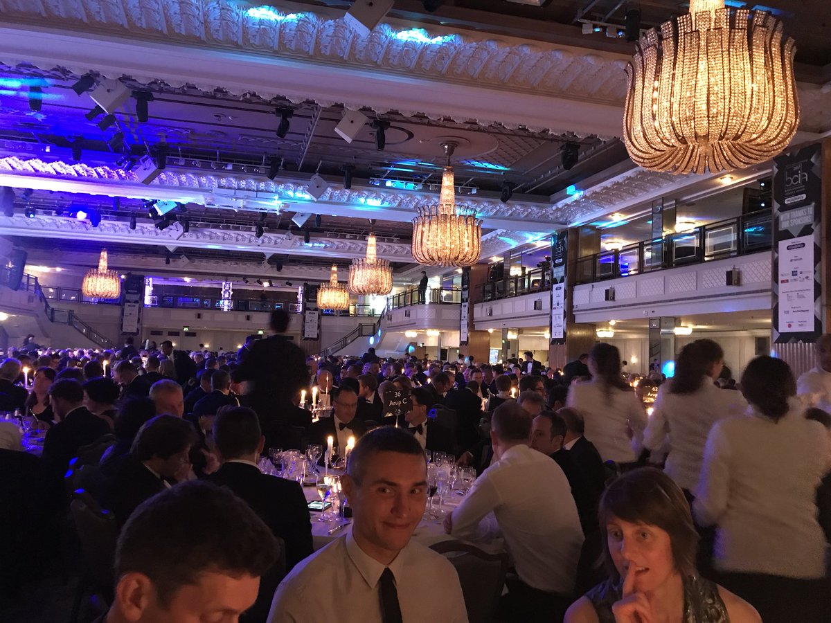 Excited to be <a href="/BCIawards/">British Construction Industry Awards</a> at the Grosvenor House Hotel. Good luck @ArupUKMEA #fingerscrossed