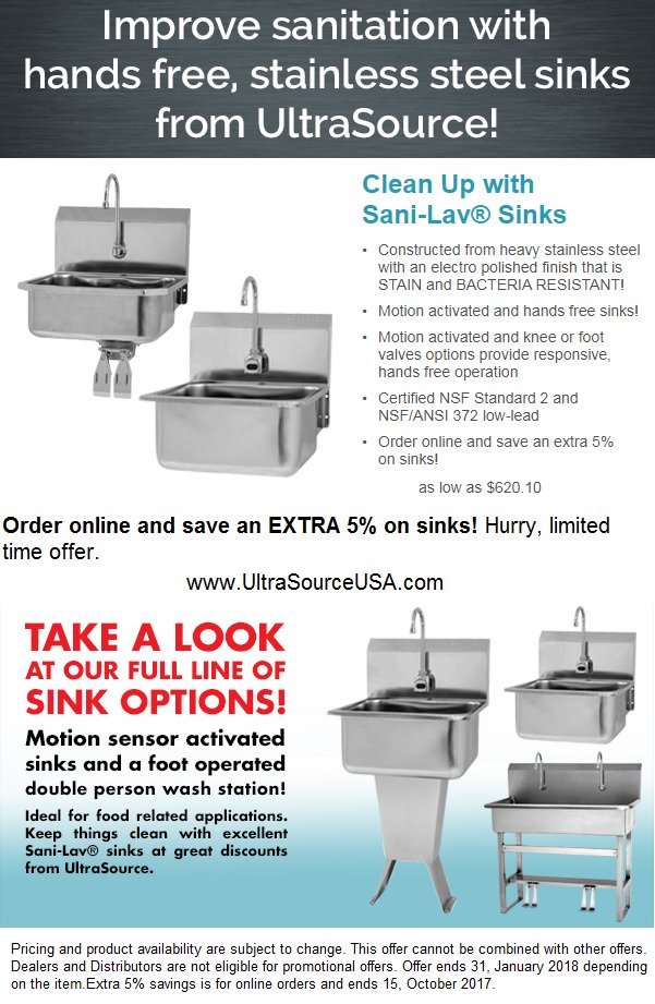 Ultrasource Llc On Twitter Save On Stainless Steel Sinks