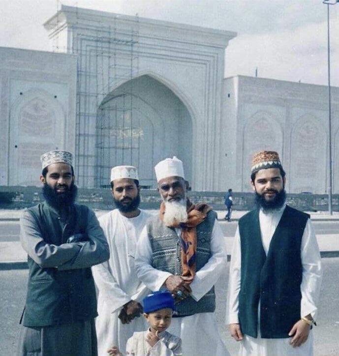 Allama Syed Hasan Askari (left) and Allama Syed Noorani (right) in Iraq. Both studied in Baghdad.
