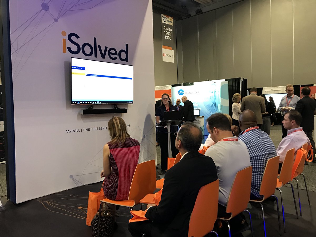 isolvedhcm's tweet photo. Come see a demo live at booth #1557 and get sweet swag while you’re at it! #HRTech #HRTechConf https://t.co/UuZXRR1ovw