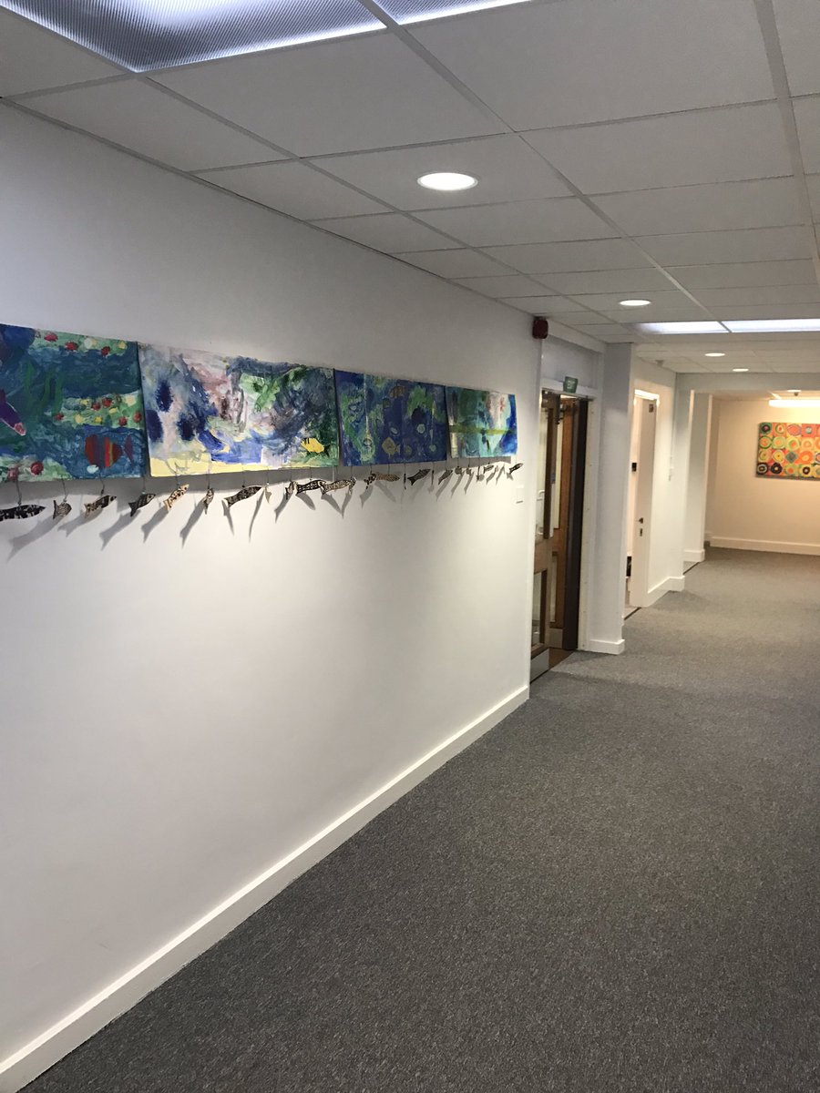 CN_PerformArts's tweet photo. Fantastic art work by primary pupils in the newly refurbished primary block on the North site. Brightening up the brand new corridor. https://t.co/T31ny77fDc