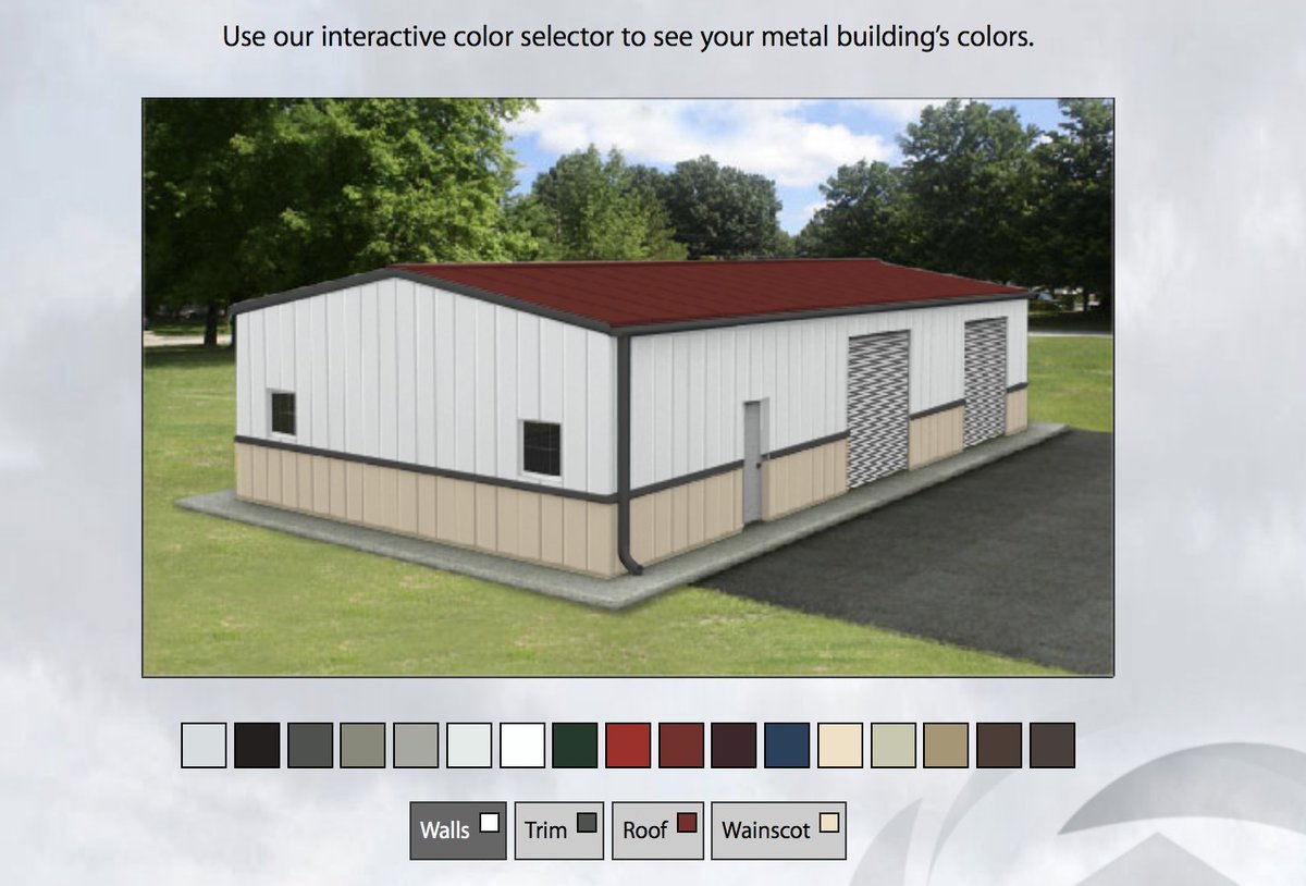 Metal Building Colors Chart