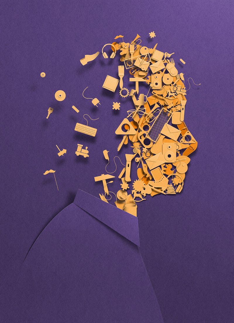 thisiscolossal's tweet photo. New Paper Textured Editorial Illustrations by Eiko Ojala https://t.co/5fIfhEAbqe https://t.co/LwTXvk2KqQ