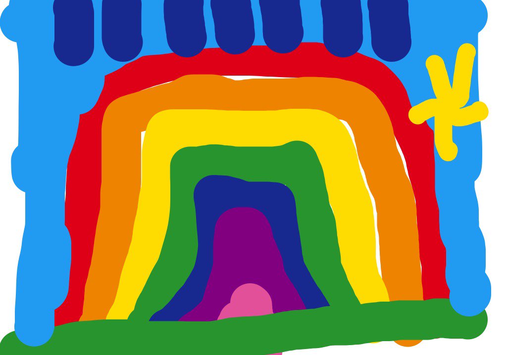 WriterBGeraghty's tweet photo. Check out my sketch on 'Doodle Art' app! Get the app here: robot.💃🏼👠👙🦄🌷🌈💕 https://t.co/OyUJvE7Smf https://t.co/CaMdoRCpfl