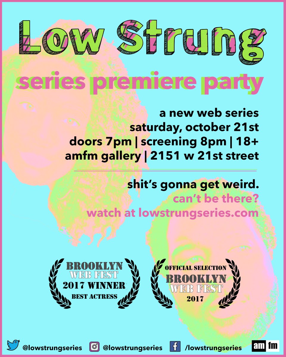lowstrungseries's tweet photo. And remember, if you don't show up, you're dead to us. ๐ See you on the 21st. #LowStrung https://t.co/3MLj3VzoAt