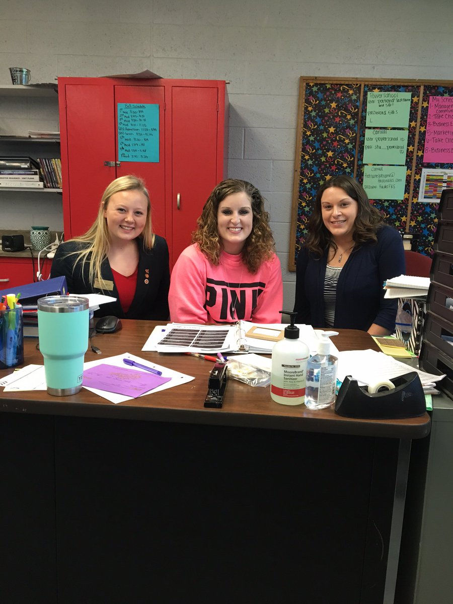 I got to visit with both Fredonia and Cherryville's FBLA advisers today! Request for your chapter visit today!#ElevateYourFuture