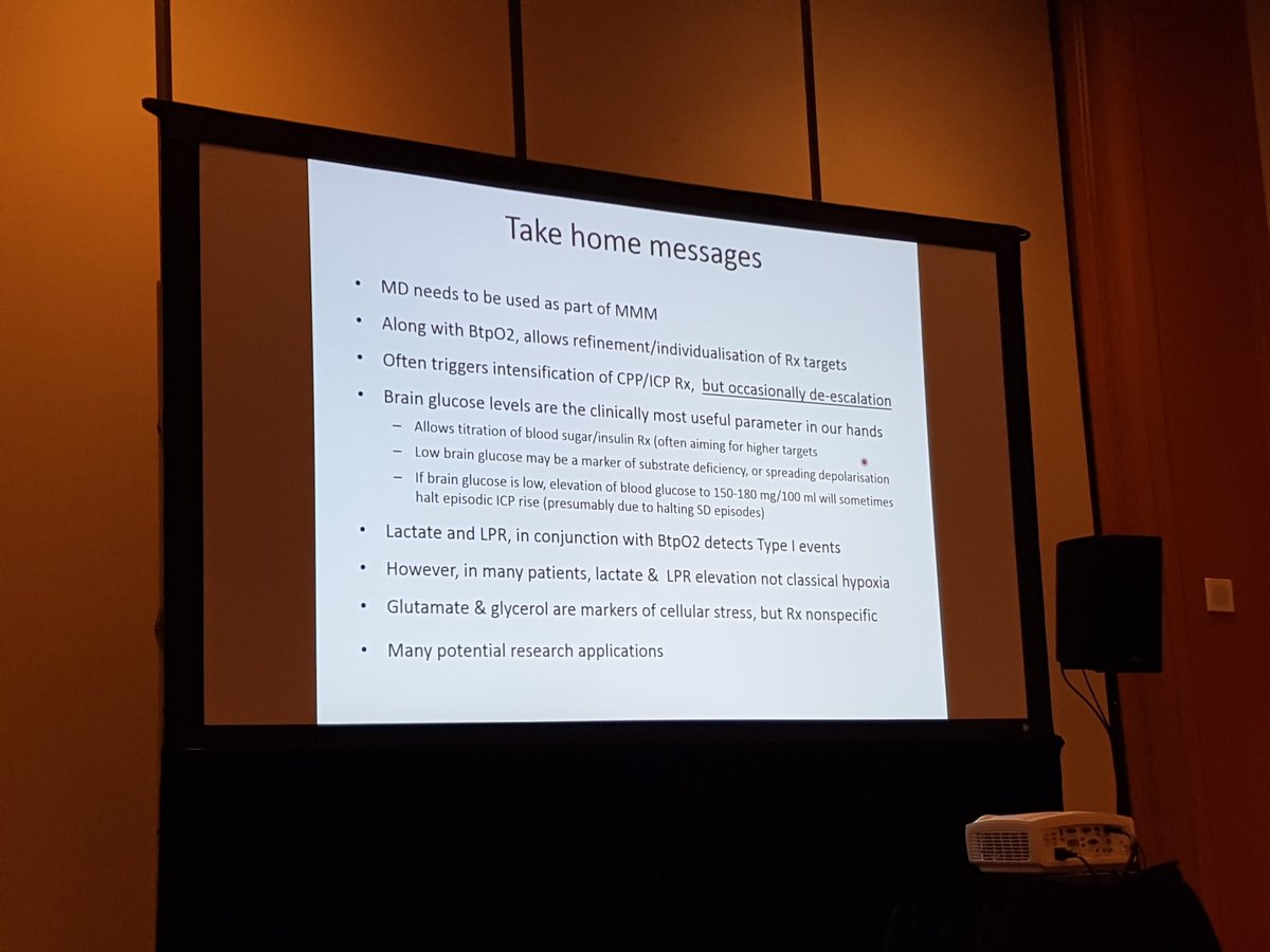 Dr. David Menon's talk on Brain metabolomics - Inspiring would be an understatement! #NCS2017 #Neurocriticalcare