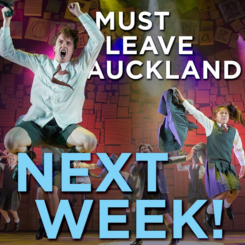 Don’t miss out Auckland! #MatildainNZ BOOK TODAY matildathemusical.co.nz