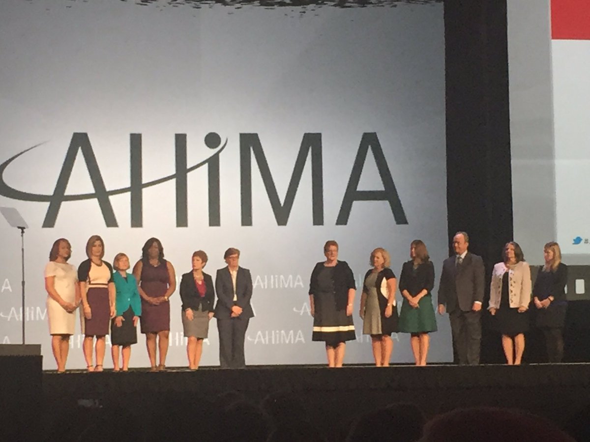 emmy_clancy's tweet photo. Many thanks to our AHIMA 2017 Board of Dirextors and all they have and continue to do for our professions! https://t.co/ZynoY8ueGk