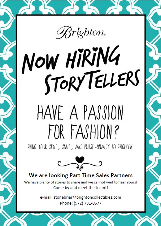 Now hiring #BrightonStonerbriar