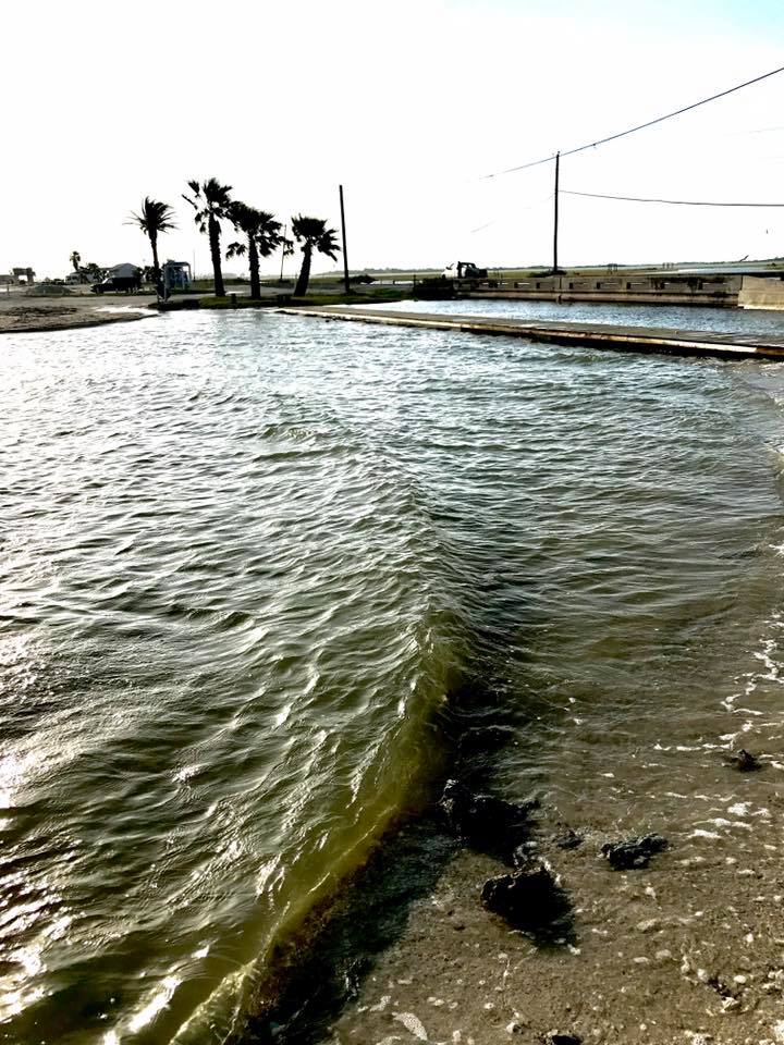 Check out that tide! Thank you for sharing, Terry Maeker! #PortLavaca #HighTide