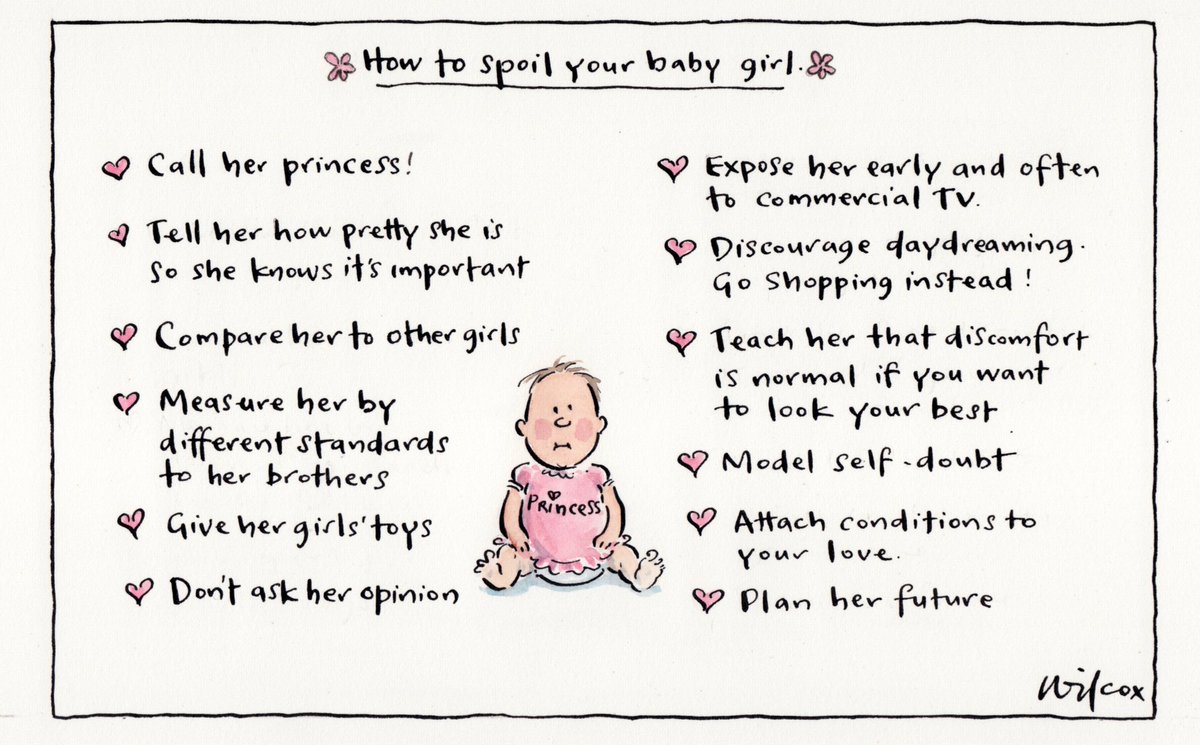 The Cathy Wilcox How To Spoil Your Baby Girl My Smh Cartoon