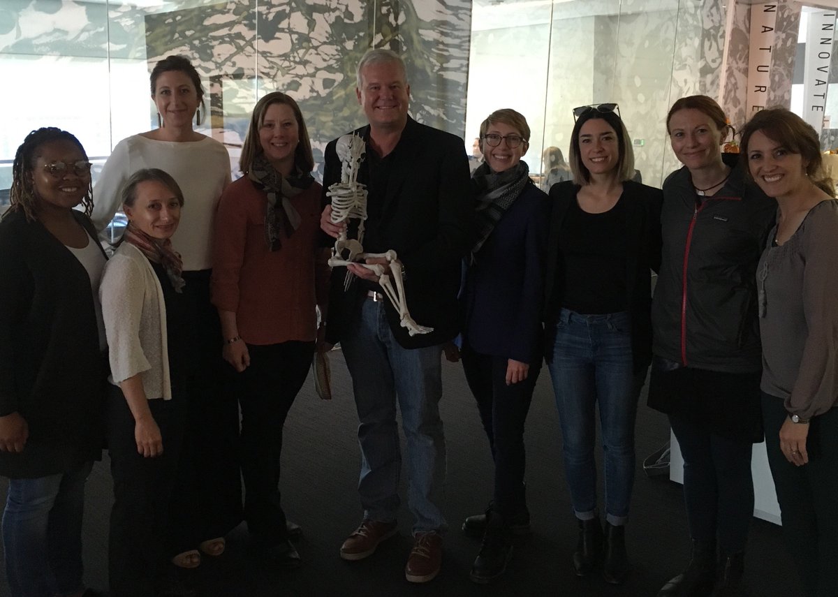 <a href="/LeeRberger/">Lee R Berger</a> &amp; amazing "underground astronauts" here today <a href="/PerotMuseum/">Perot Museum</a> w/ their newest "find"! #ArchaeologyHumor  #NationalFossilDay