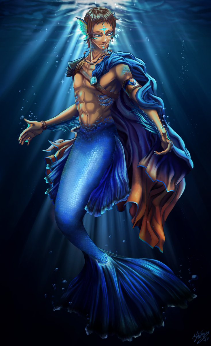 Kiranmyu's tweet photo. So excited to show you the result after days of working! β₯ #MermanLance #VoltronLance #VoltronLegendaryDefender #Voltron
#VoltronAU #merman https://t.co/bcbZv9adIi