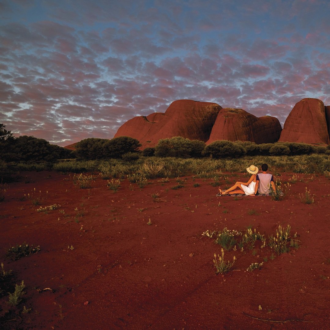 View the unforgettable Kata Tjuta Sunset. #NT #TerritoryDiscoveries