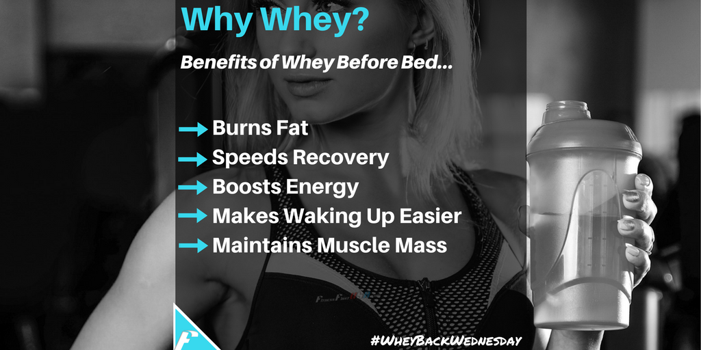 FitnessFirstUSA's tweet photo. #WheyBackWednesday Why should you drink Whey Protein before bed? Here are a few benefits! #Fitness #tips #FitnessFirstUSA #healthy https://t.co/Nz25Yos94X