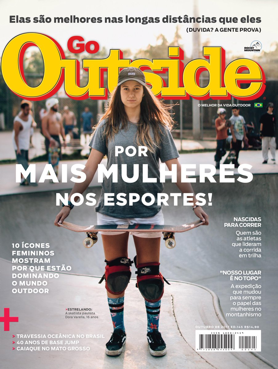 GoOutsideBR's tweet image. Edição especialíssima sobre a força das mulheres no mundo outdoor, já nas bancas!! 😀🙌👊