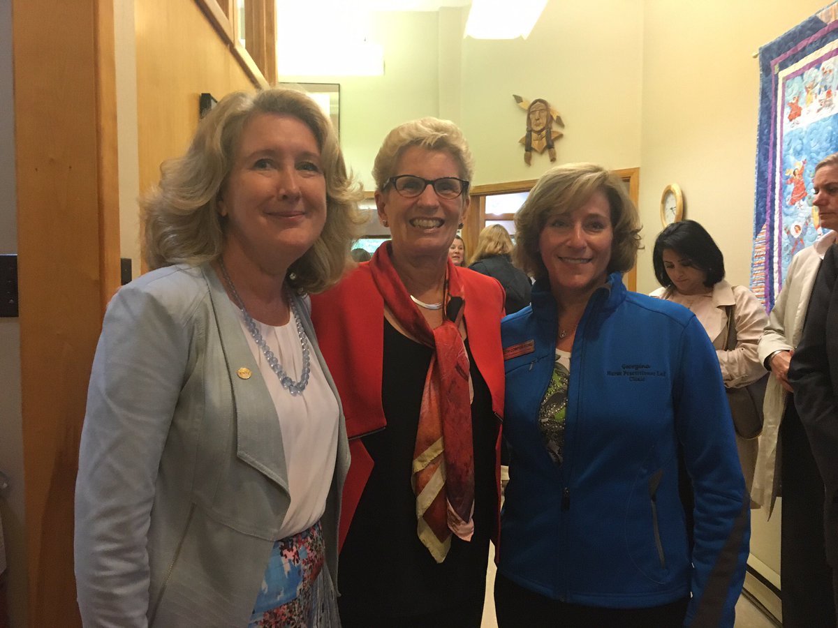 .<a href="/Kathleen_Wynne/">Kathleen Wynne</a> announces funding for new Georgina Nurse Practitioner Led Clinic #access #NPsLead