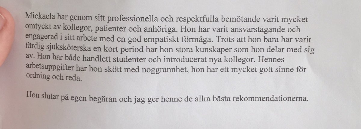 hejmickis's tweet photo. Det är ju sånt här som gör en så glad och inser att man valt rätt yrke ❤️🌟 https://t.co/yOiD4j7INw
