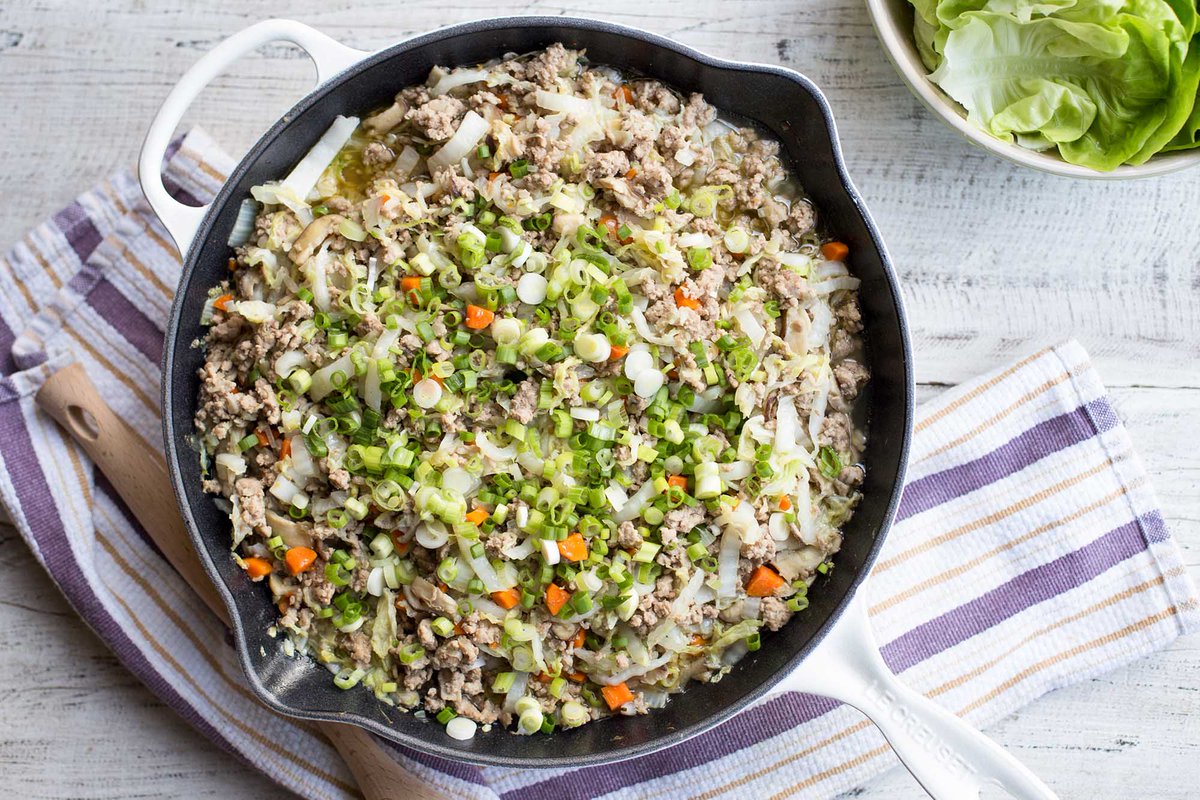 PRbytheBook's tweet photo. .@simplyrecipes shares their favorite recipe from @nomnompaleo's #ReadyorNotcookbook, Pot Sticker Stir-Fry! https://t.co/2V8uNe4Ry9 https://t.co/L5TpdICdD9