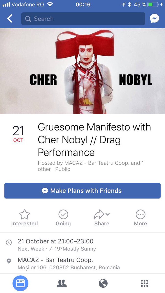 R3alRad's tweet photo. #Macaz Club in #Bucharest #Romania knows what's up 😂
@cher #drag manifesto performance https://t.co/ee9C5u0OK7