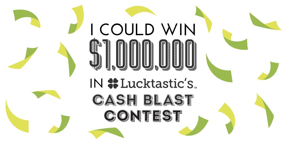 T_Crider's tweet photo. I could win up to $100,000 in Lucktastic’s Cash Blast contest!
https://t.co/Dc1Jvby8xH https://t.co/EK0bsnozeA