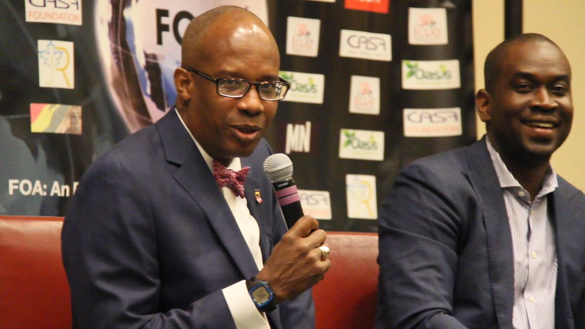 casafoundation's tweet photo. #FOA2017 Presents: Business Town Hall with Olutoyin Oyelade-CEO InVcap, Jacques Ndoutoumve-H2Flow, and Marlon Yarde-Barbados Stock Exchange. https://t.co/dafTmcgBpX