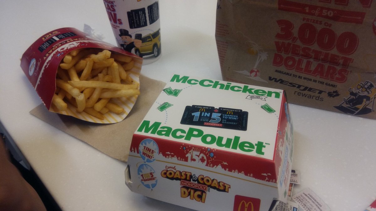 chrislui01's tweet image. All set with @simmiegill to play @McD_Canada #Monopoly Coast to Coast! We have #StickerFever! #McDMonopoly! #yegfood!