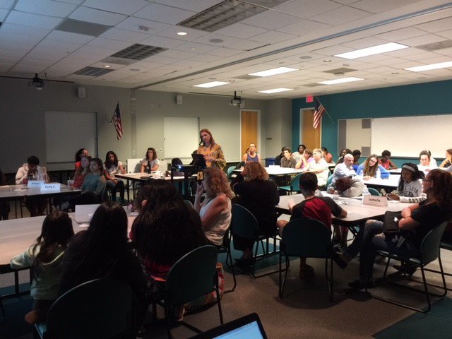 tsicseminole's tweet photo. Full house tonight at our freshmen workshop!! #WorkshopWednesday #WeTakeStock #TSIC #TSICseminole https://t.co/3vlS3a1Geb