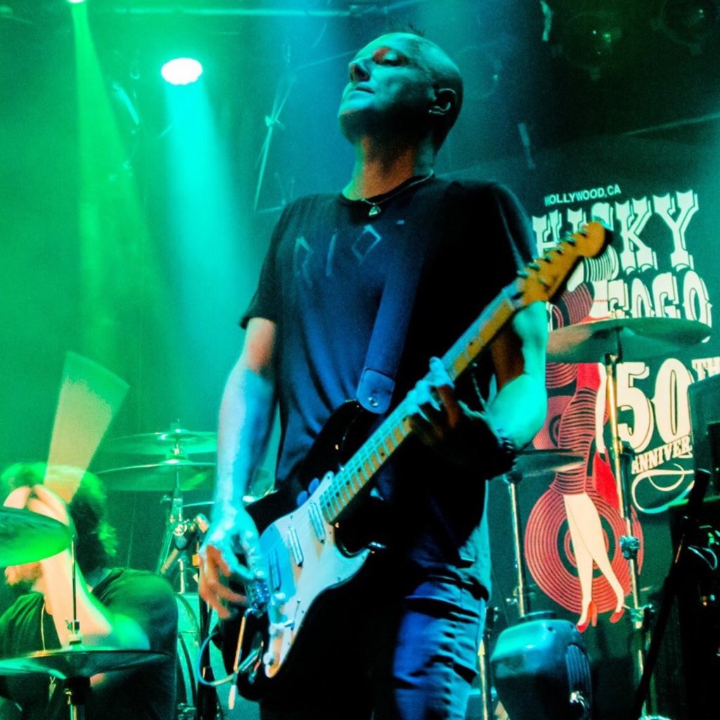 DanielXXIII's tweet photo. Performing with @ANWTLF at @TheWhiskyAGoGo @Fender Strat in hand. #NewProfilePic https://t.co/rPjvsA7a0p
