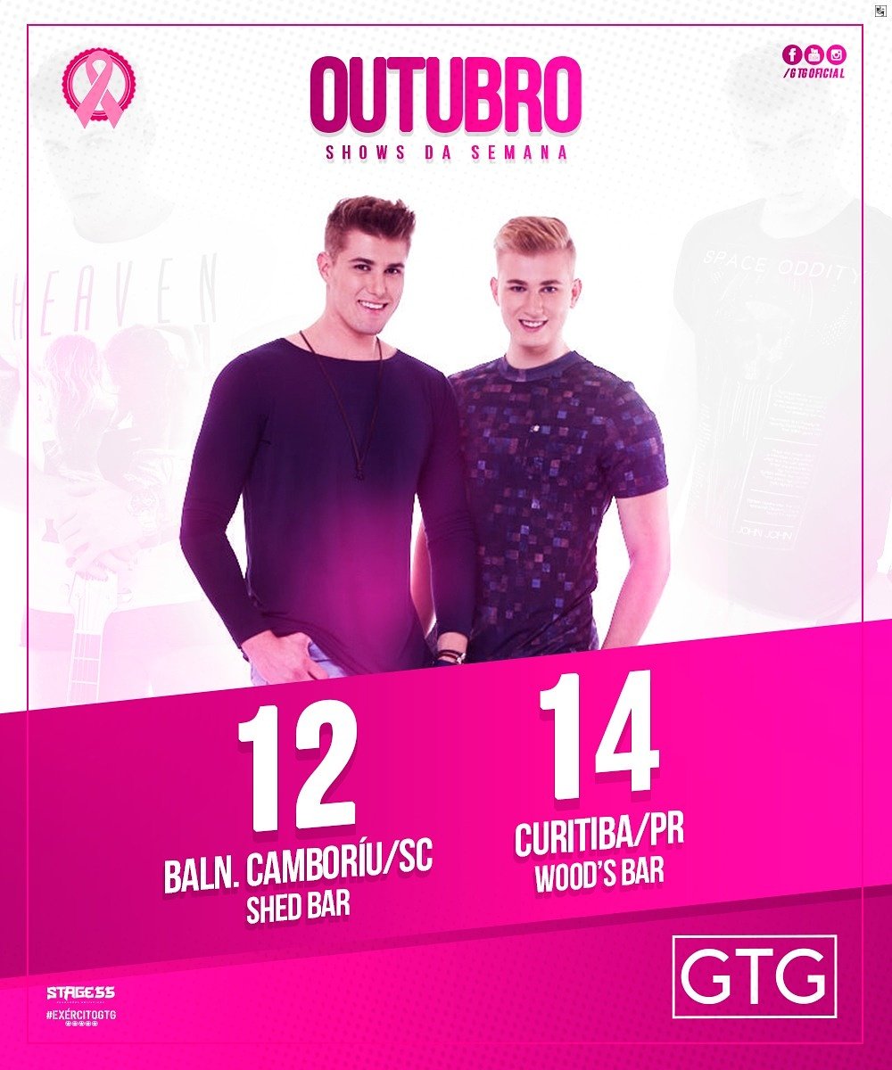 gtgoficial's tweet photo. Feriadão chegando, nos encontramos na praia ou na cidade? Vem com a gente que vai ser incrível. 😜👊
#gtgoficial #agendagtg #shedbc #woods https://t.co/AhujG1mTHi