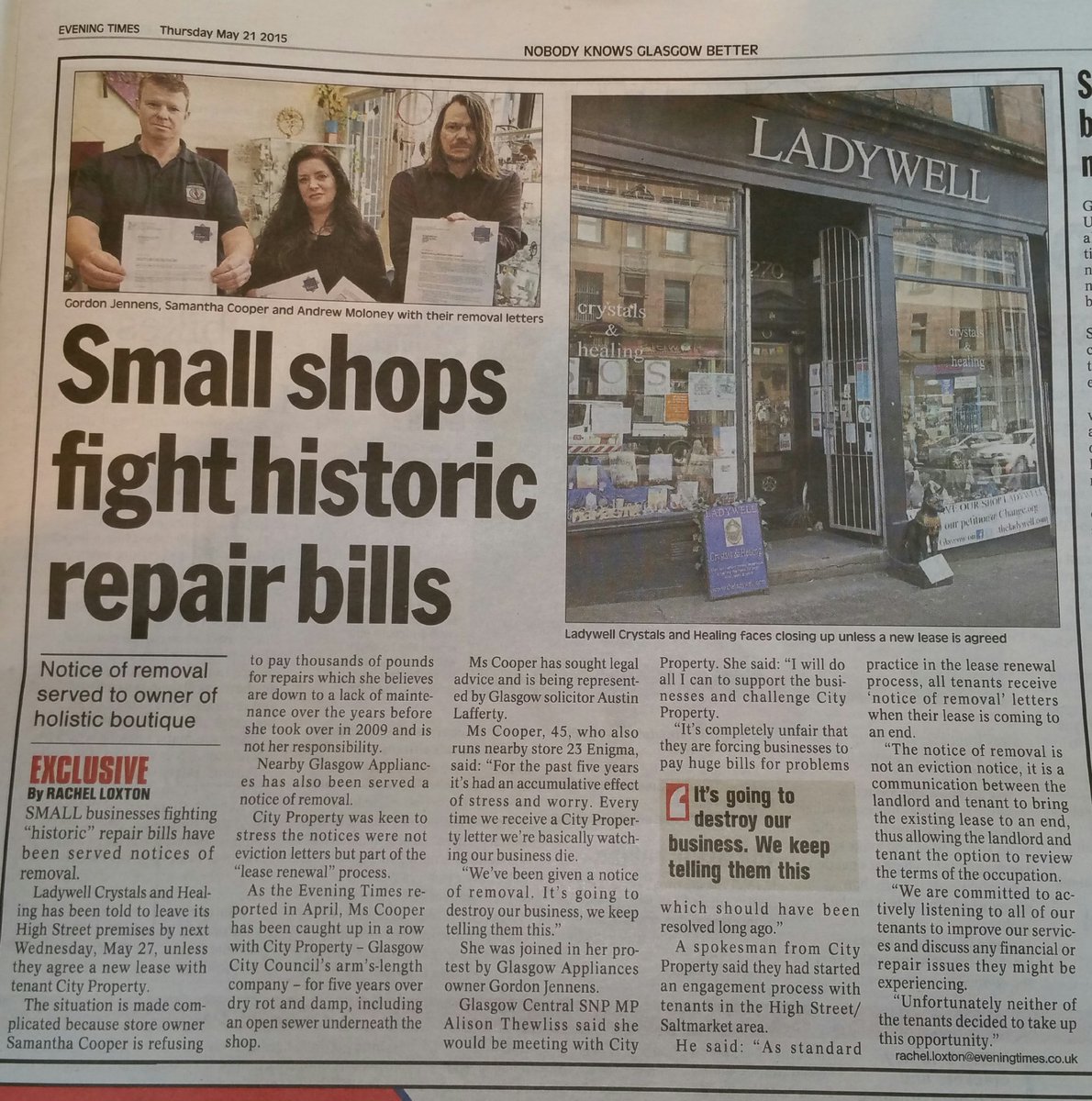 GlasgowHSMA's tweet photo. @scottishfirst @Stoker95623798 No, pointing out that the #FixList is actually @glasgow_labour legacy left 4 #SNP 2 fix inc our rotting shops https://t.co/deaOcjL29i