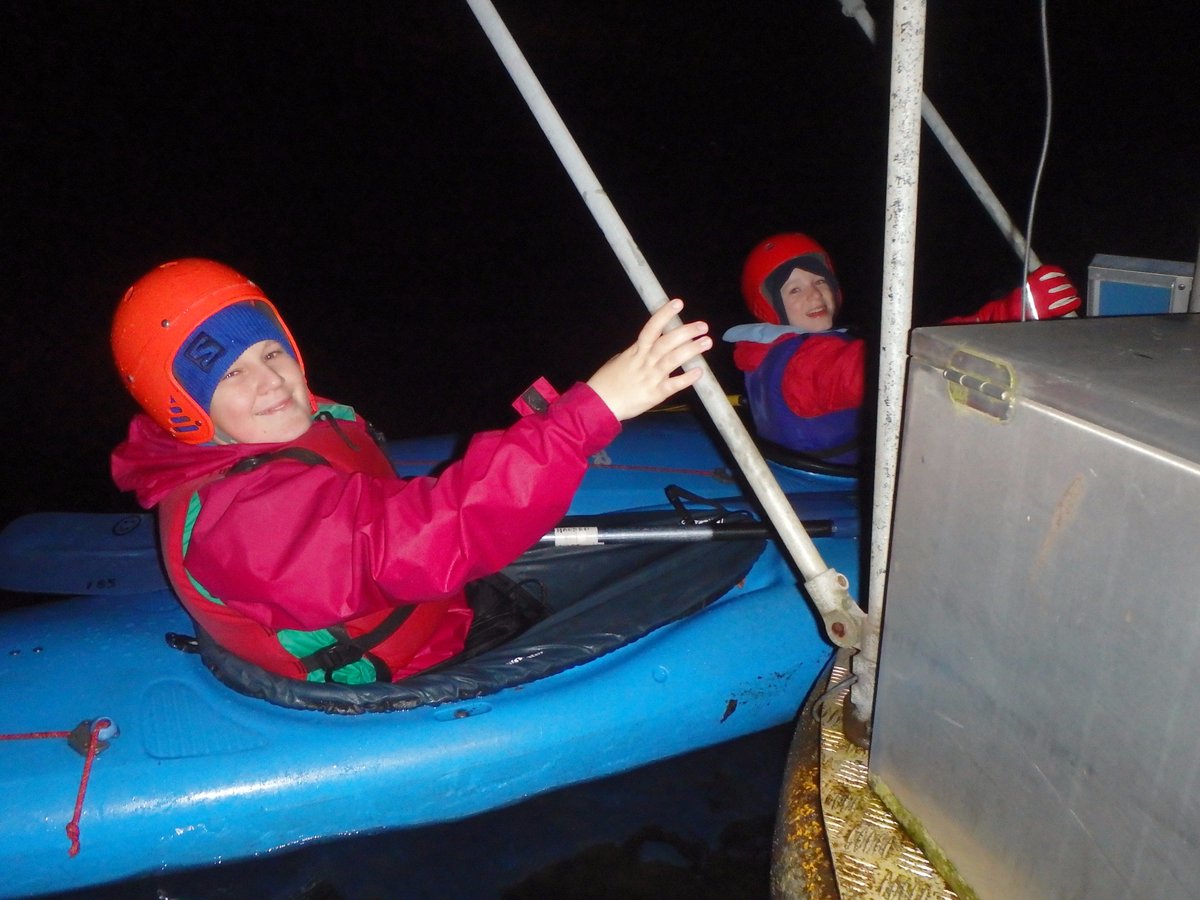 1stworkington's tweet photo. Walter the Weather Buoy and some #CumbriaScouts from Monday's night paddle https://t.co/2O0fz8lZdF