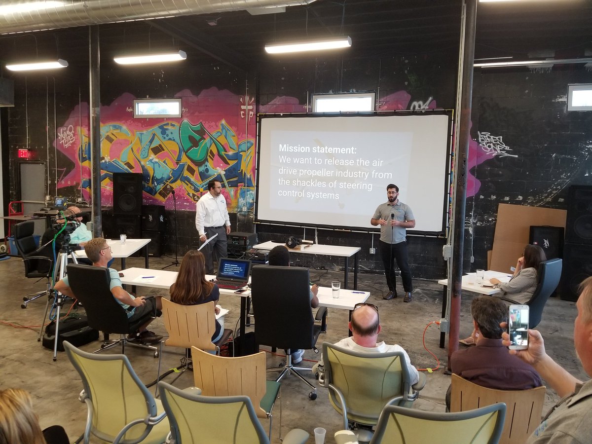 PatentsAttorney's tweet photo. @Alluvionic presenting their Proprotor at @swellstartups https://t.co/3Ekxqp9Iyv