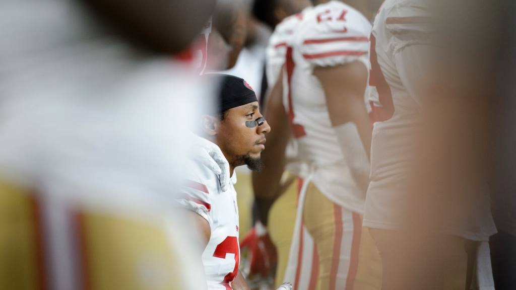 RedAndGoal's tweet image. Eric Reid stands by anthem protest redandgoal.com/news/2017-10-1…