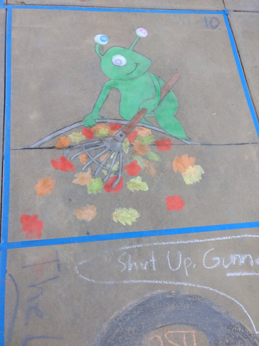 WSU_SHAC's tweet photo. Shock chalk masterpieces!!👍🍃 https://t.co/QAKG8tKMWx