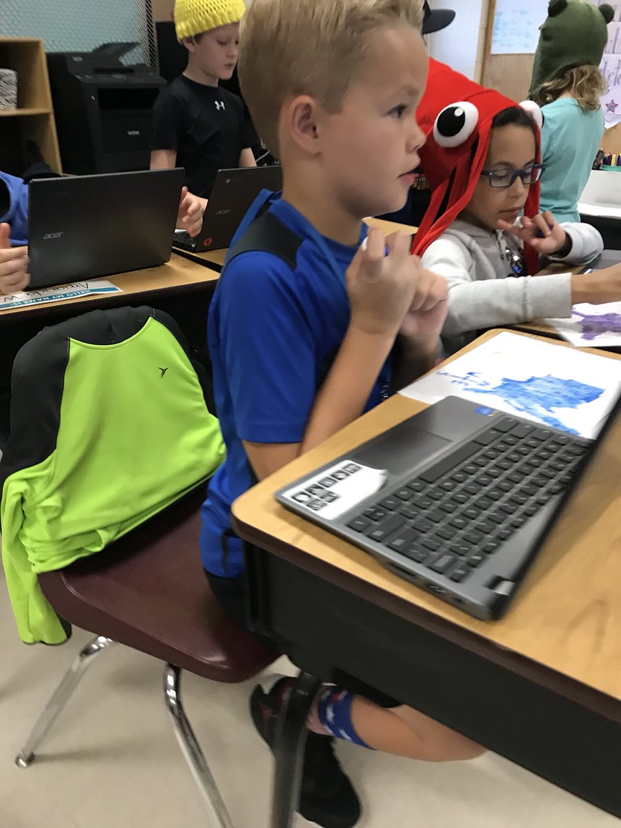 3rdGradeMurphy's tweet photo. We had a blast today during #mysteryskype! Loved learning with our Oklahoma friends #mapskills #bakerlearns @BakerElem https://t.co/Fb6Xz7v5BF