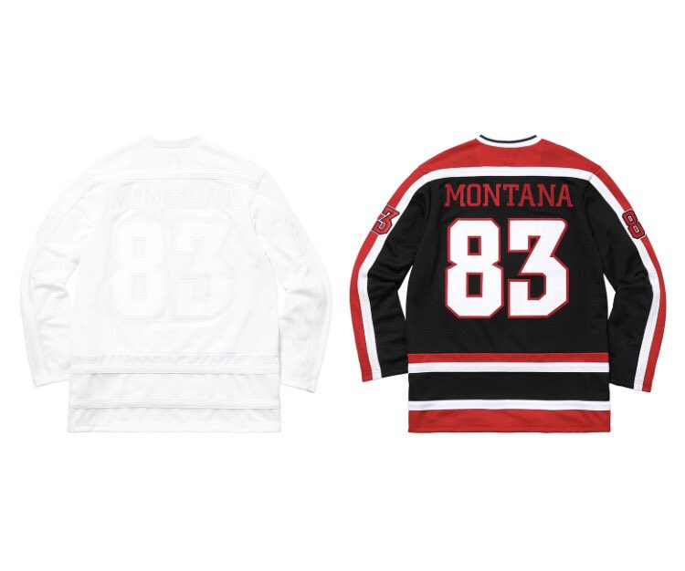 supreme scarface hockey jersey white