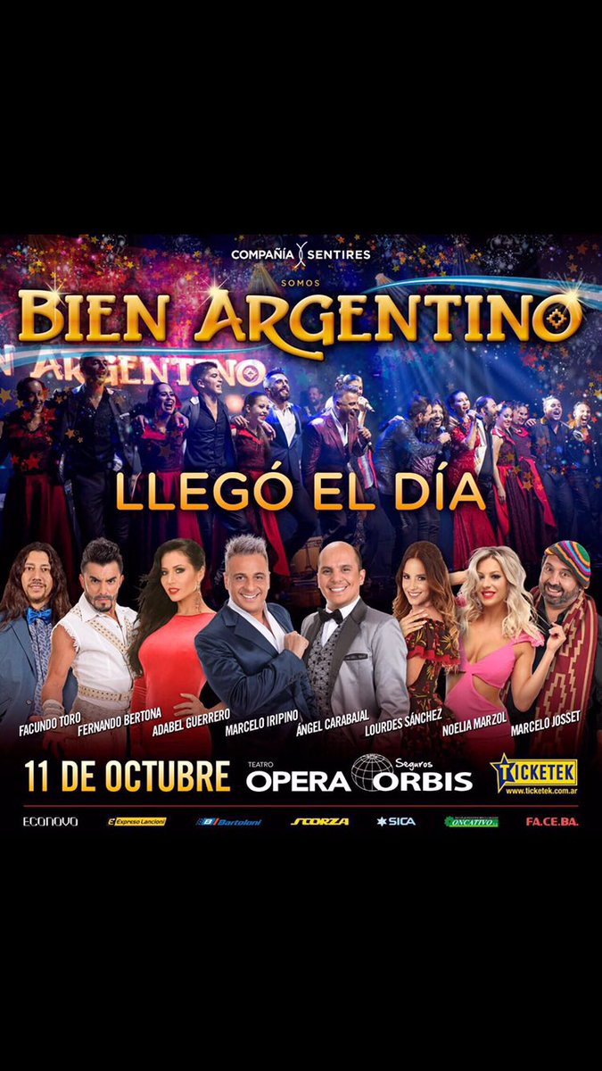 canosaalejandra's tweet photo. #Opera / Funcion de prensa vamos que se viene #BienArgentino  @sentiresarg @adabelguerrero @MarceloIripino @lourdesanchezok ..! #Explotaaaa https://t.co/SV9JZjPLlu