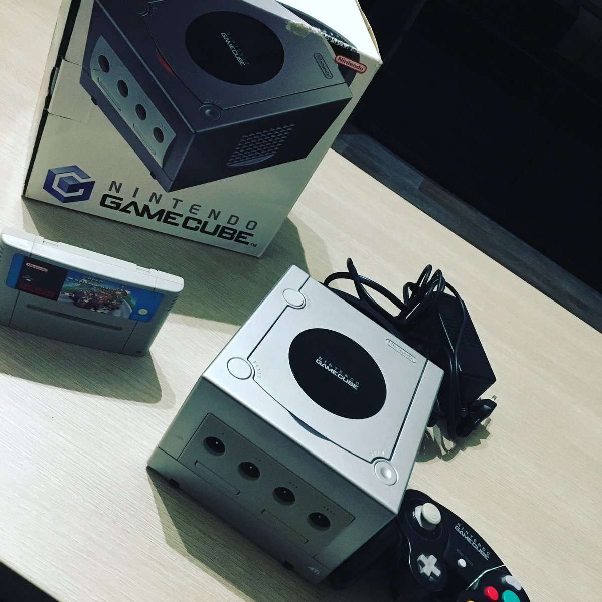 JulienPetillot's tweet photo. Achat dû jours 😁😇 #GameCube #Nintendo #SuperMarioKart #Holdies https://t.co/pQTySsNgMm