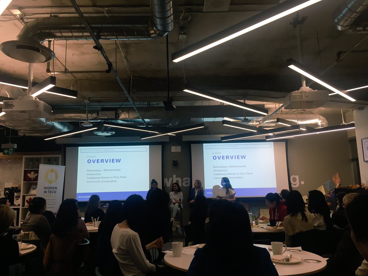 meetDITTO's tweet photo. We're at #WinTech community conversation hosted at Twitter! Right now we've got a panel of badass trail blazers in tech. https://t.co/FaQSXbzSLU