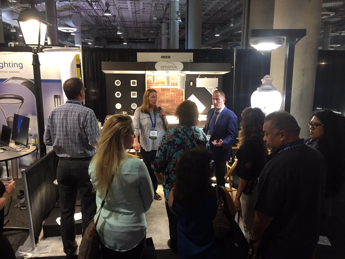 BP_ltgSmart's tweet photo. @AmerluxLighting at  Lightshow West #2017LSW booth 637 unveils the new water proof step lights #Passo https://t.co/8Dnsd0sf23
