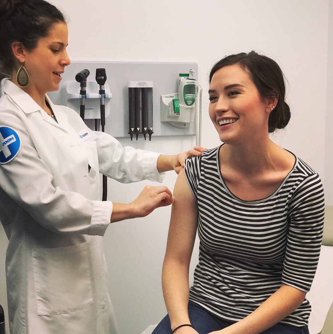 developmentnow's tweet photo. Team trip to get our #flu shots! Thank you @zoomcare for taking care of us! #flushot #health #healthdev #WellnessWednesday #tech https://t.co/qEr2oRCduz