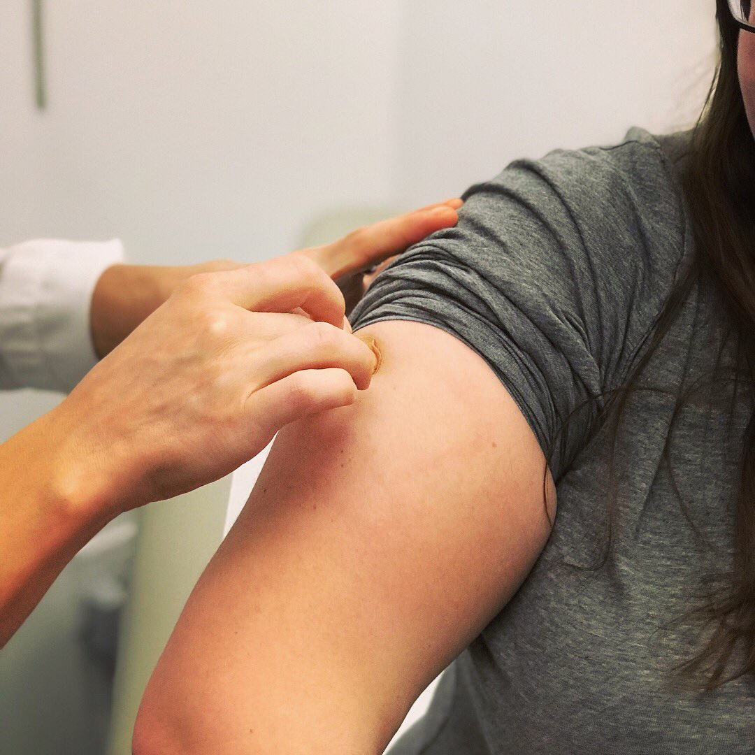 developmentnow's tweet photo. Team trip to get our #flu shots! Thank you @zoomcare for taking care of us! #flushot #health #healthdev #WellnessWednesday #tech https://t.co/qEr2oRCduz