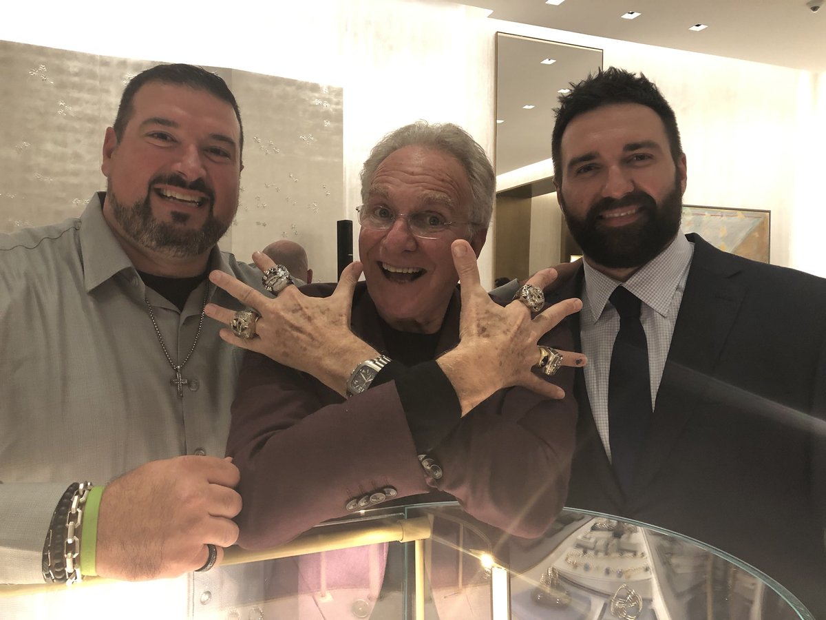 When David Yurman comes to Boston and he gets to wear our <a href="/Patriots/">New England Patriots</a> Super Bowl Rings! <a href="/joeandruzzifndn/">Joe Andruzzi Foundation</a> <a href="/DavidYurman/">David Yurman</a> #JAF #patriots