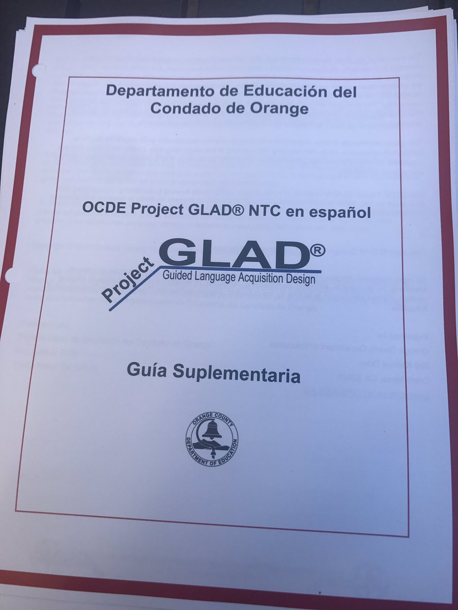 Feeling inspired <a href="/OCDEProjectGLAD/">OCDE NTC ProjectGLAD</a> conference. ¡GLADenespañol para adelante en <a href="/HighlineSchools/">Highline Schools</a>