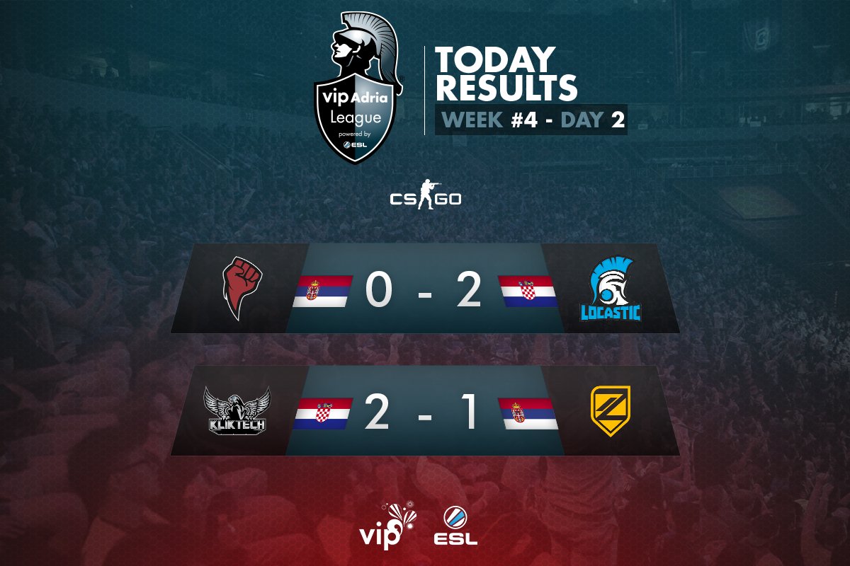 A1adrialeague's tweet photo. @Locastic is officially on the board now with their first win! And we had a very close match between #Zonic and #Kliktech! https://t.co/fqaXOVw4ZZ