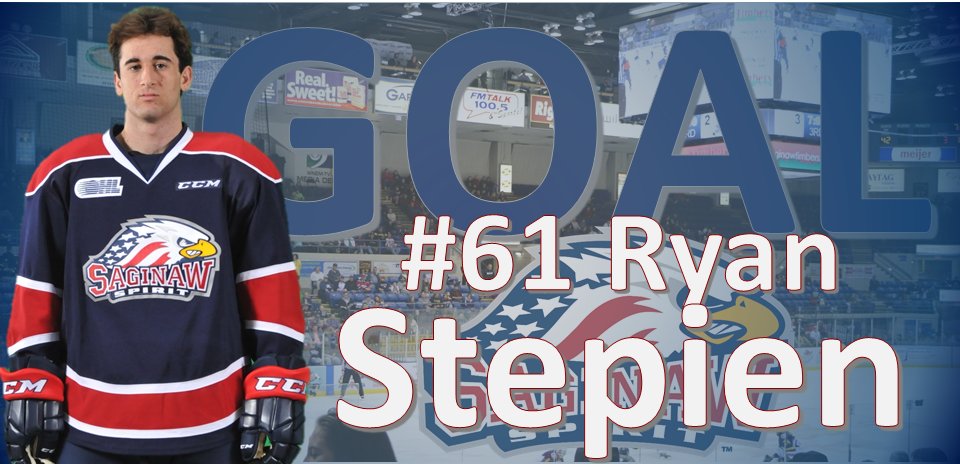 SpiritHockey's tweet photo. SPIRIT GOAL || @steps61 earns his first OHL goal of the season. The Spirit move to a two-goal advantage, 3-1. https://t.co/jGCbKTHxgO
