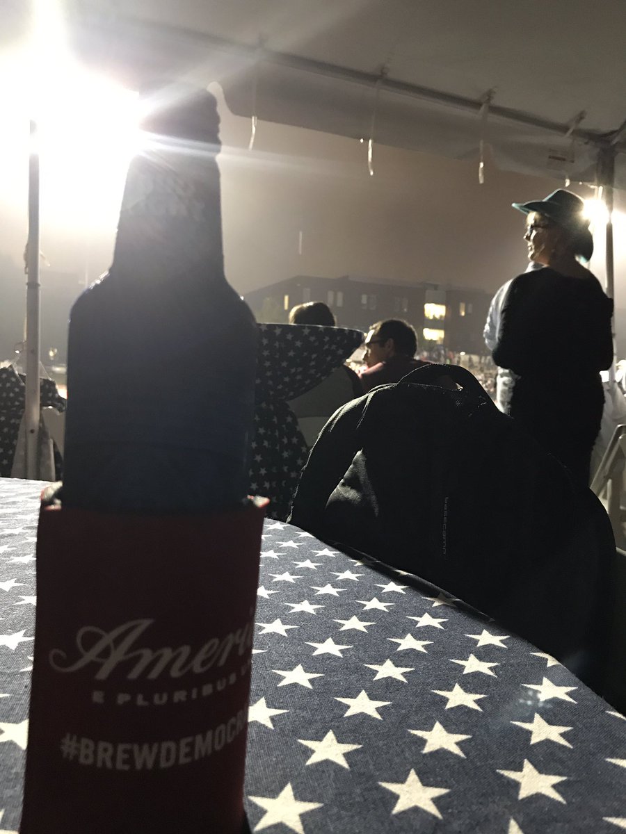 DaleAKADean's tweet photo. A little rain, a little beer, a lot of football #CFG17 #BrewDemocracy https://t.co/wU0P21oHMU